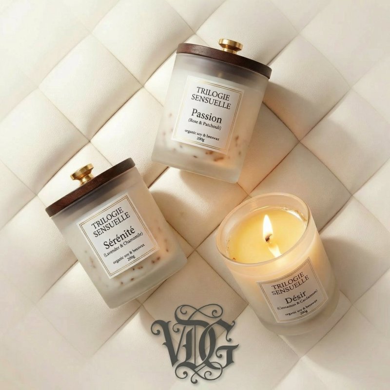 Bougies "Trilogie Sensuelle"
